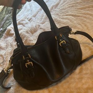 hefty leather handbag